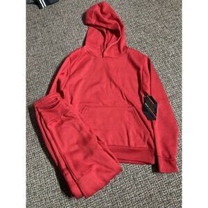 Quad Seven Boys 8/10 Hoodie And Jogger Set, Red, New With Tags
